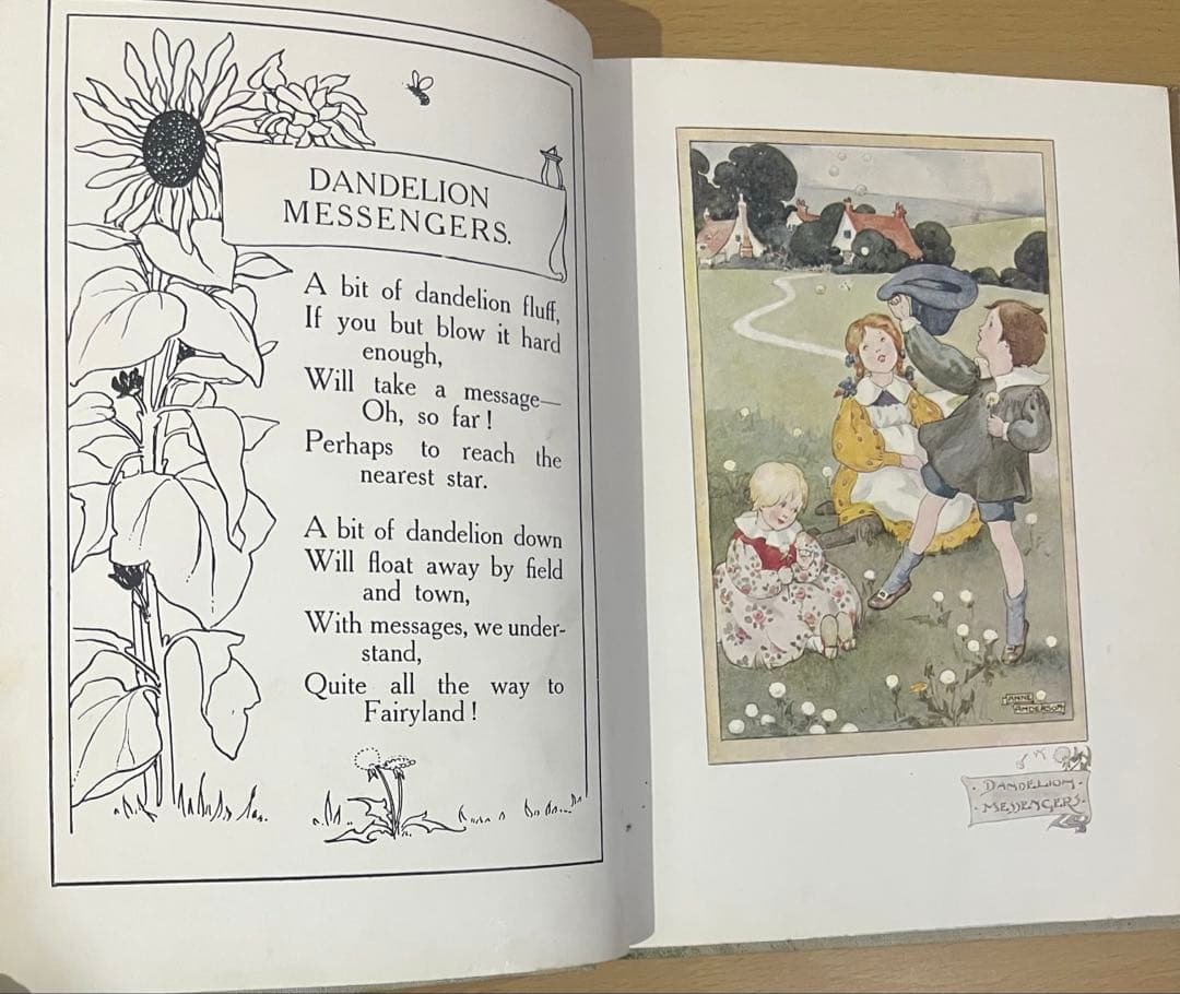 No. 431古書 洋書 絵本 水彩 アンティーク ビンテージ 児童書