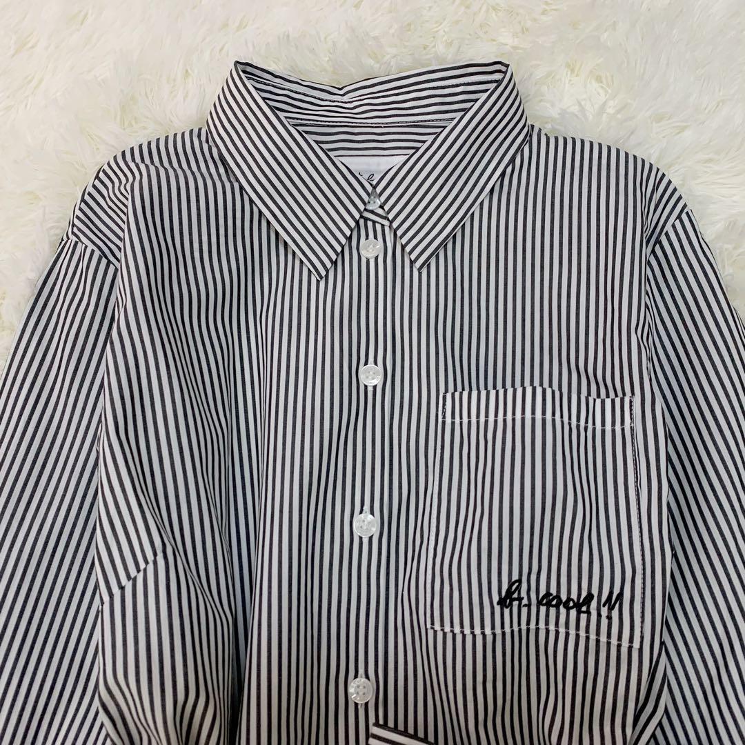 アニエスベー グリーンレーベル コラボ エンブロイダリー シャツ ワンピース