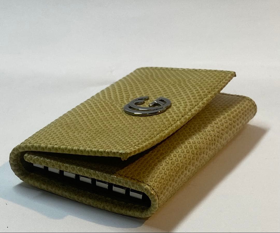 【naoさん専用】GUCCIグッチ6連キーケース レザーイエロー正規品