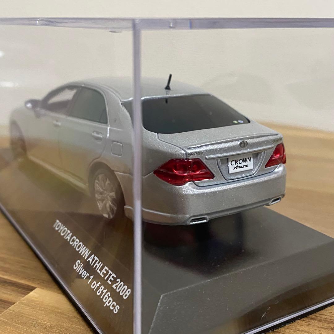 京商　1/43トヨタ クラウン アスリート 2008 200系　シルバー