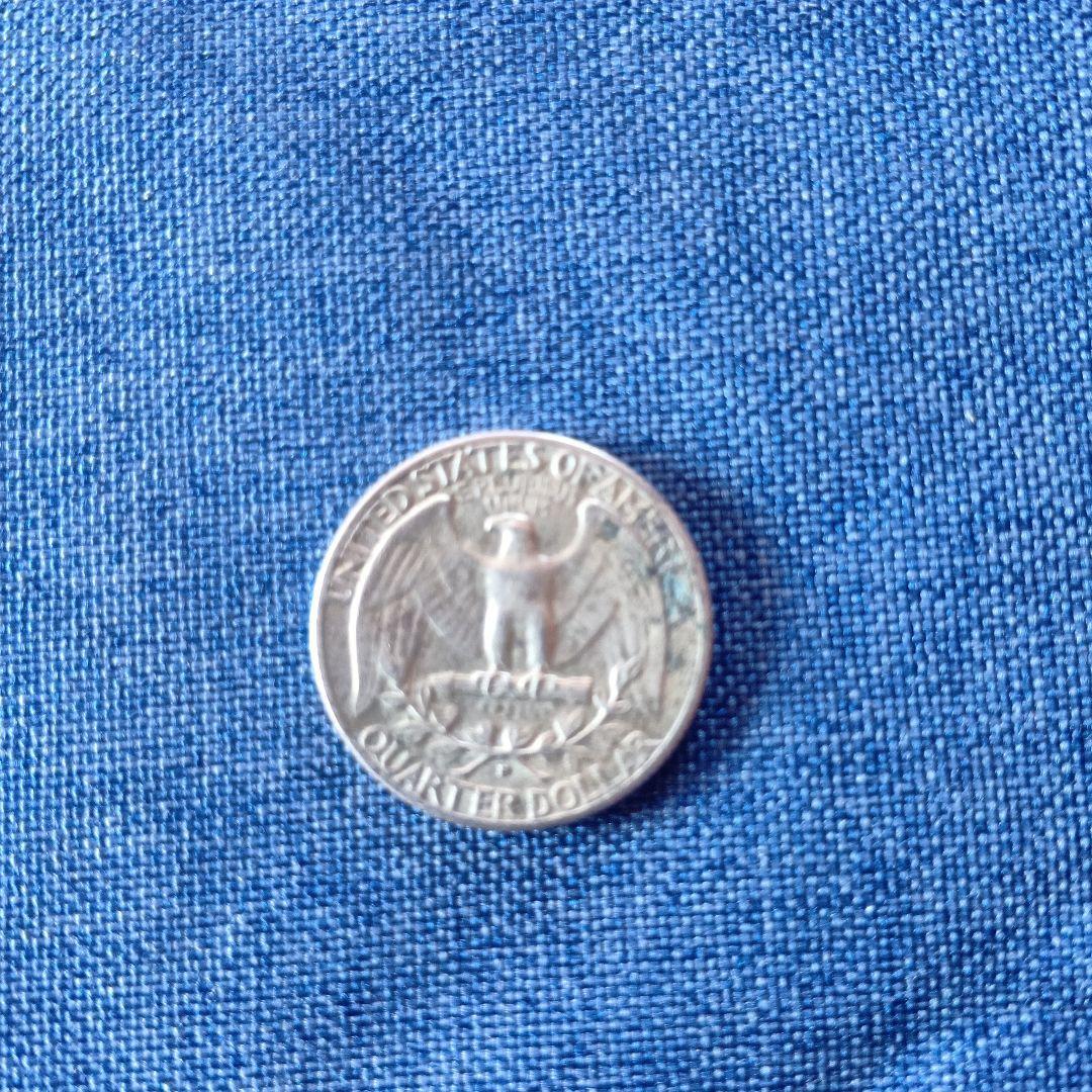 1964年 アメリカ合衆国 クォータ銀貨 4枚セット