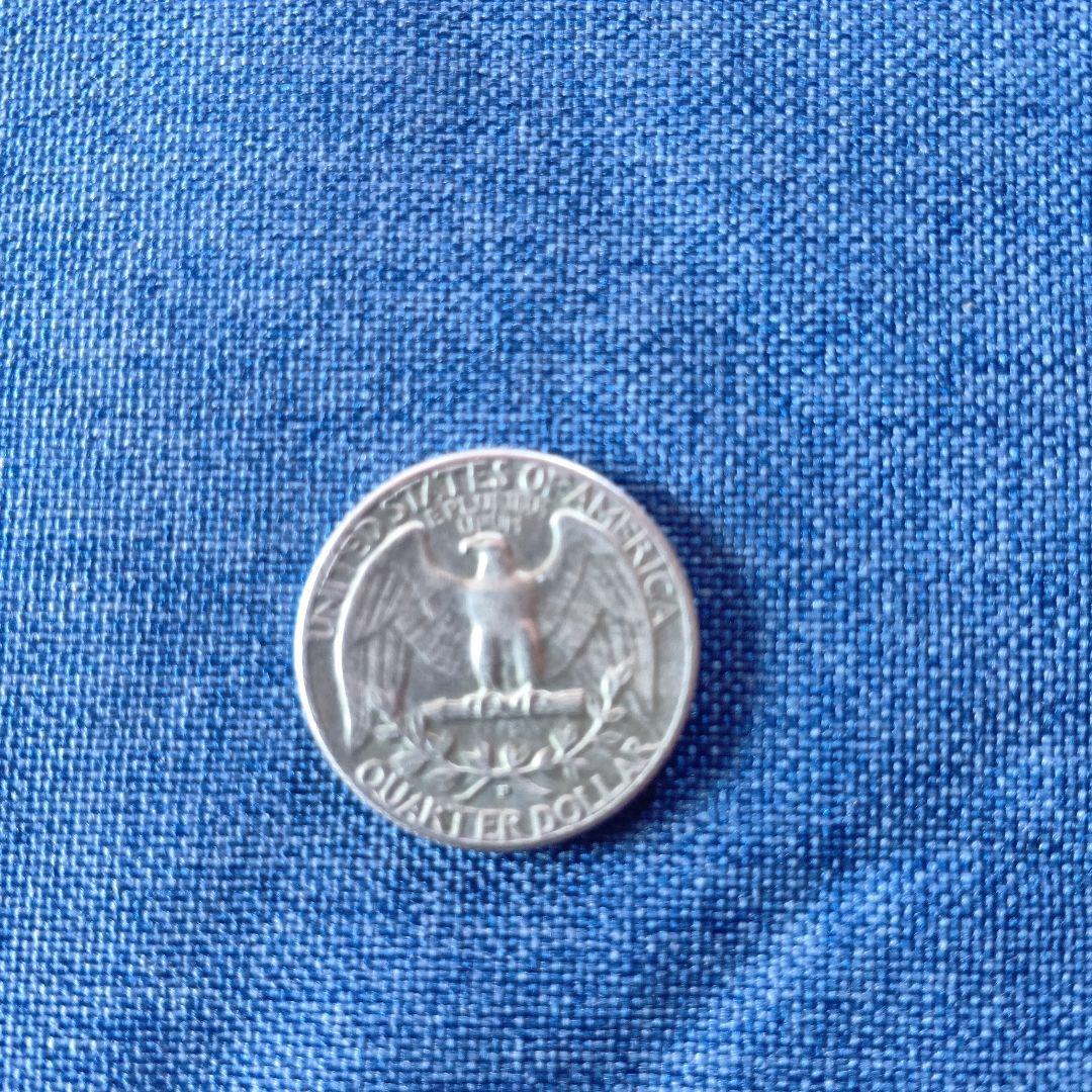 1964年 アメリカ合衆国 クォータ銀貨 4枚セット