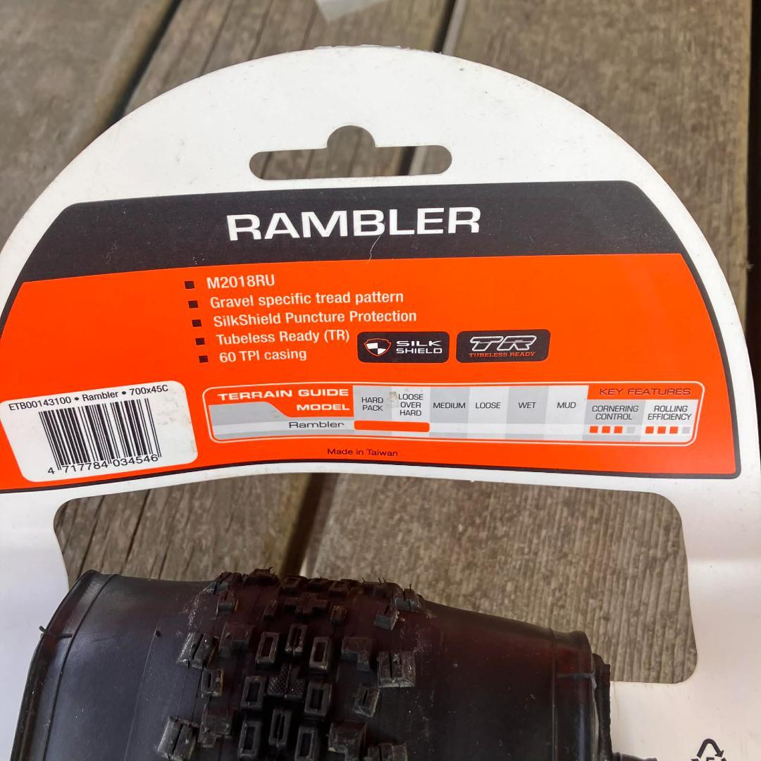 MAXXIS Rambler 700 x 45C チューブレス2本SET