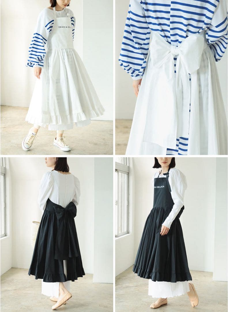 DEAN & DELUCA × BEAMS COUTURE ホワイト エプロン