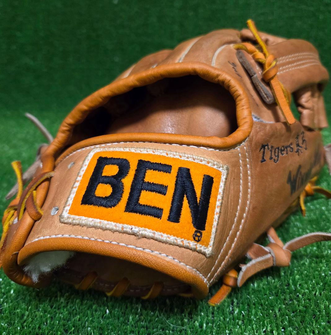 当時物　ベン社製軟式グローブ　阪神タイガース真弓