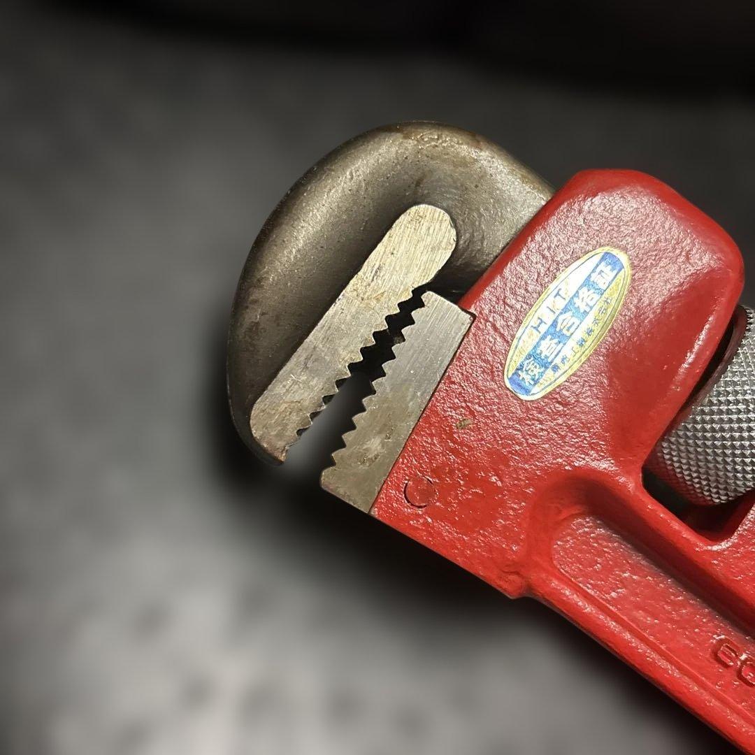 【新品未使用】HIT パイプレンチ　600mm 大工道具　土木　レンチ工具セット