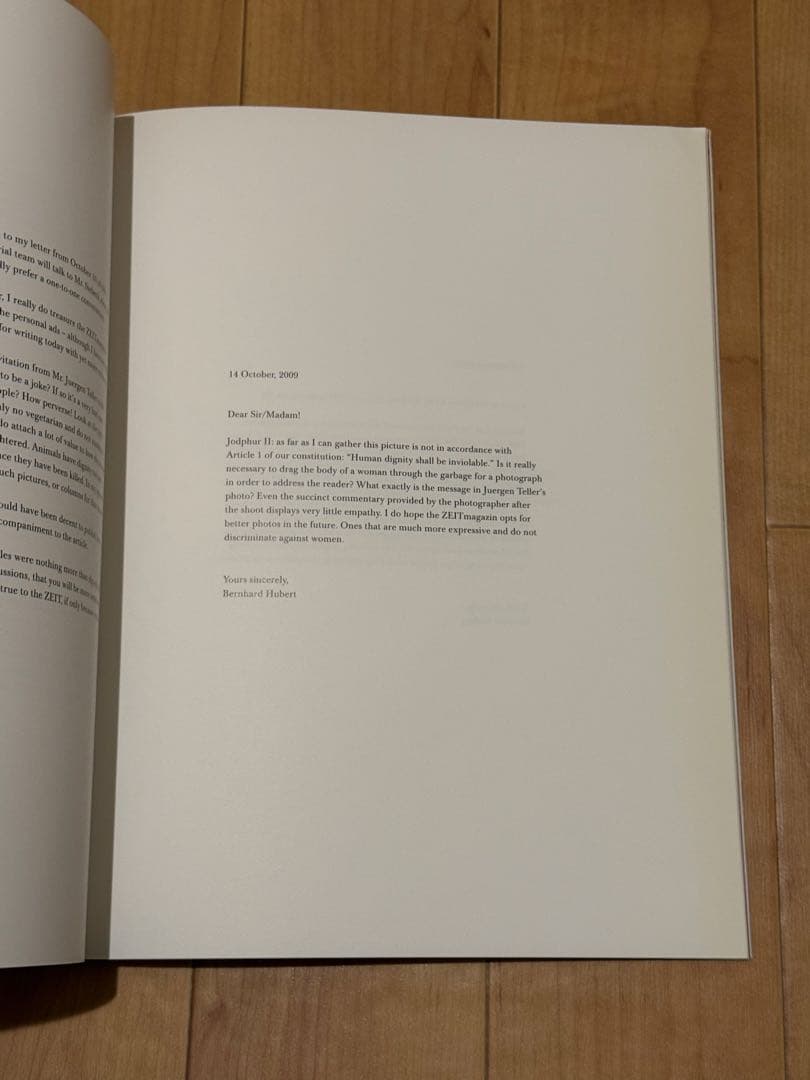 アート・デザイン・音楽 UNTERWEGS MIT Juergen Teller