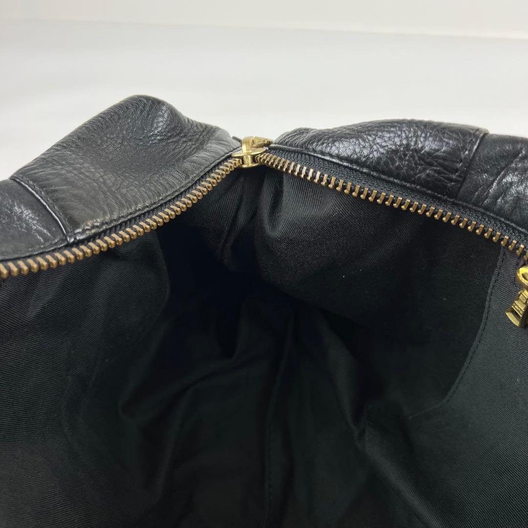 【y2k✨】マスターピース トートバッグ ボストン 2way スタッズ ブラック