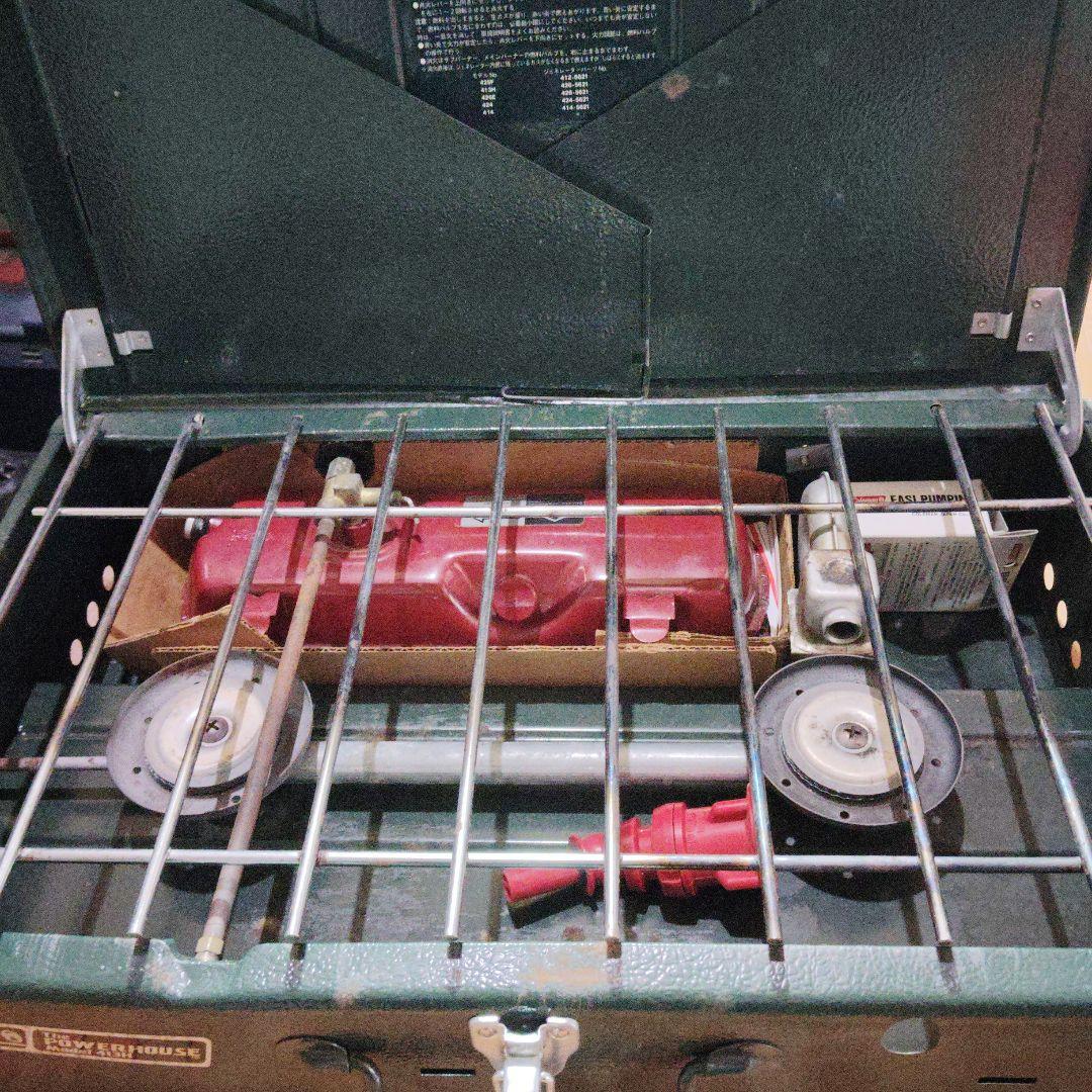 キャンプ用品コールマン昭和レトロ動作確認済み