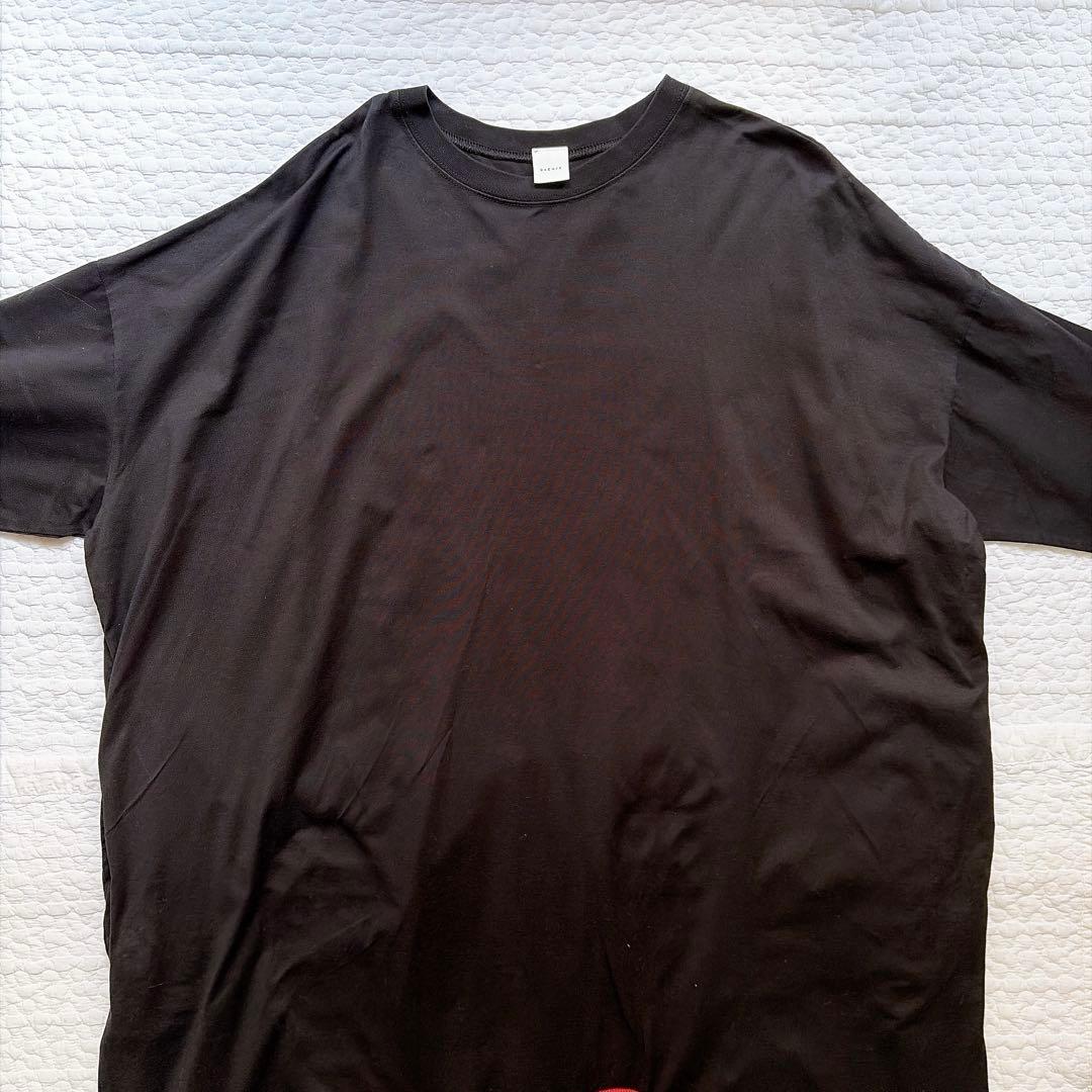 美品⚑かぐれ　コットンハイカウントカットワンピース ブラック　サイズ0