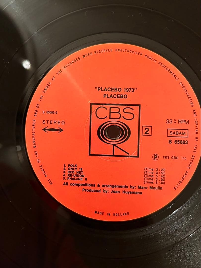 Placebo 1973 マークムーラン　人間発電所　DEV LARGE レア