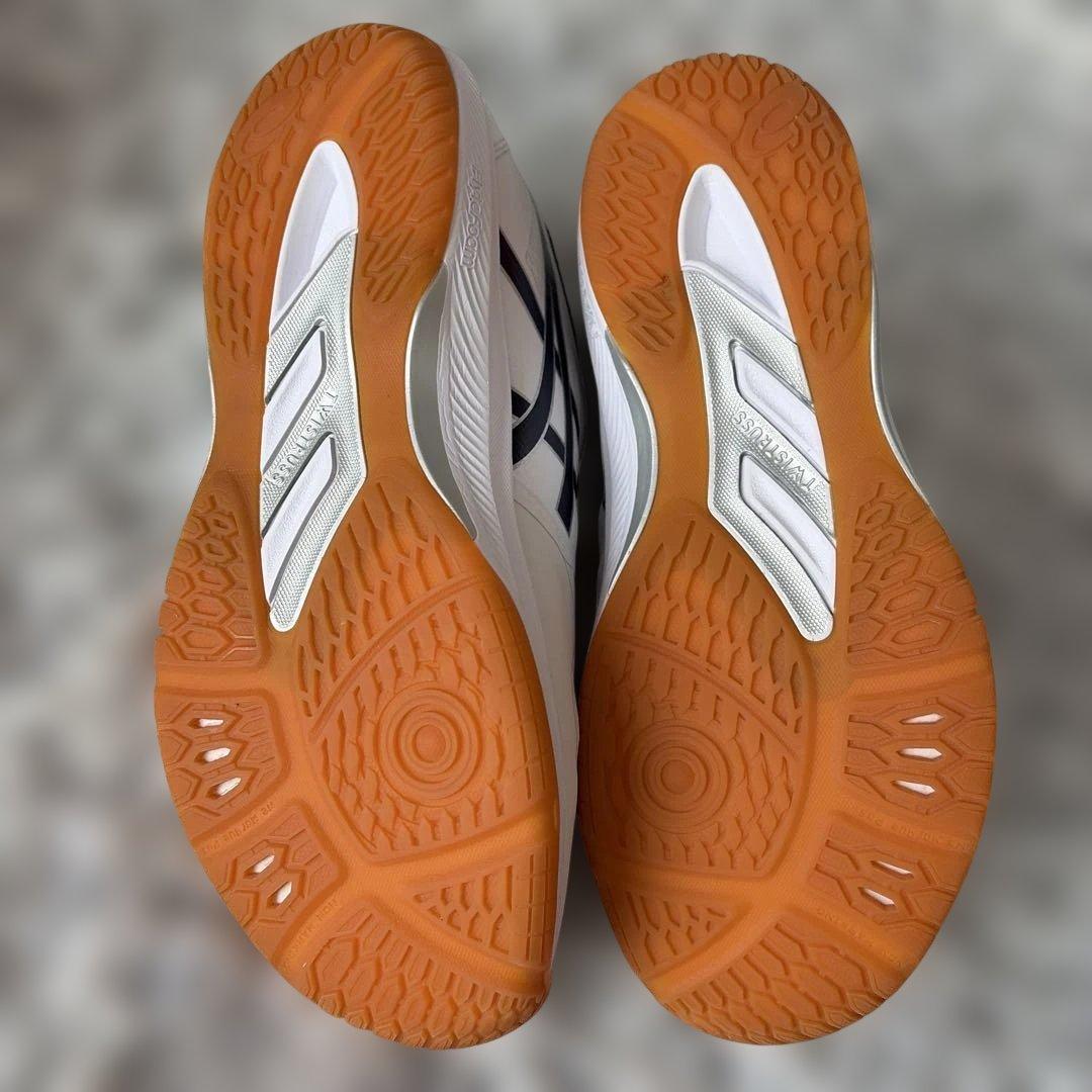 美品 26㎝ JAPAN ASICS ローテ ジャパンライト ホワイトネイビー