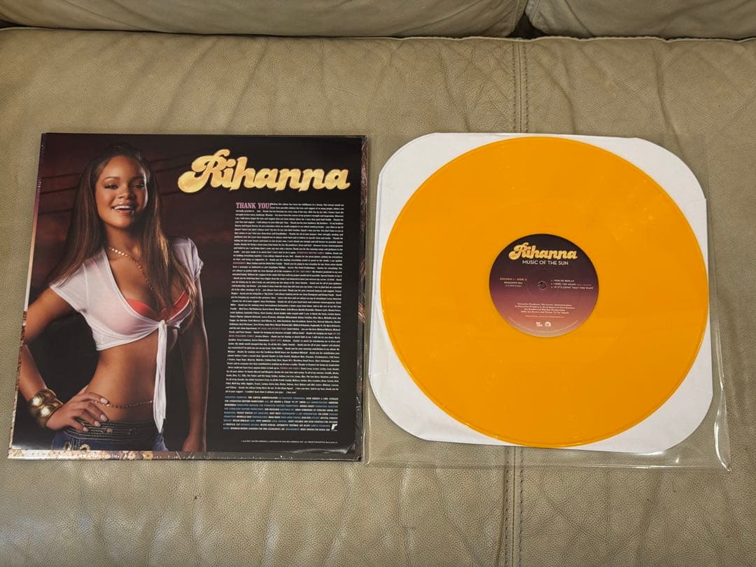 Rihanna LP Color Vinyl 1st〜4thアルバム 4枚セット