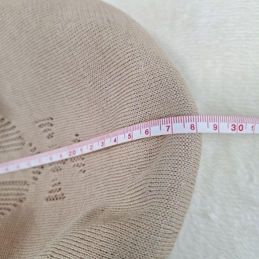 美品✨ヴィヴィアンウエストウッド　サマーニット帽　オーブ　透かし編み　S～M