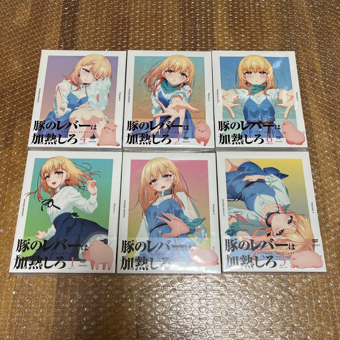 豚のレバーは加熱しろ 豚レバ DVD 全6巻セット 全巻収納BOX付き 未使用