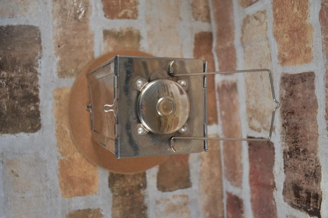 ★超レア美品★ スイス軍 フォールディング キャンドルランタン キャンプ1