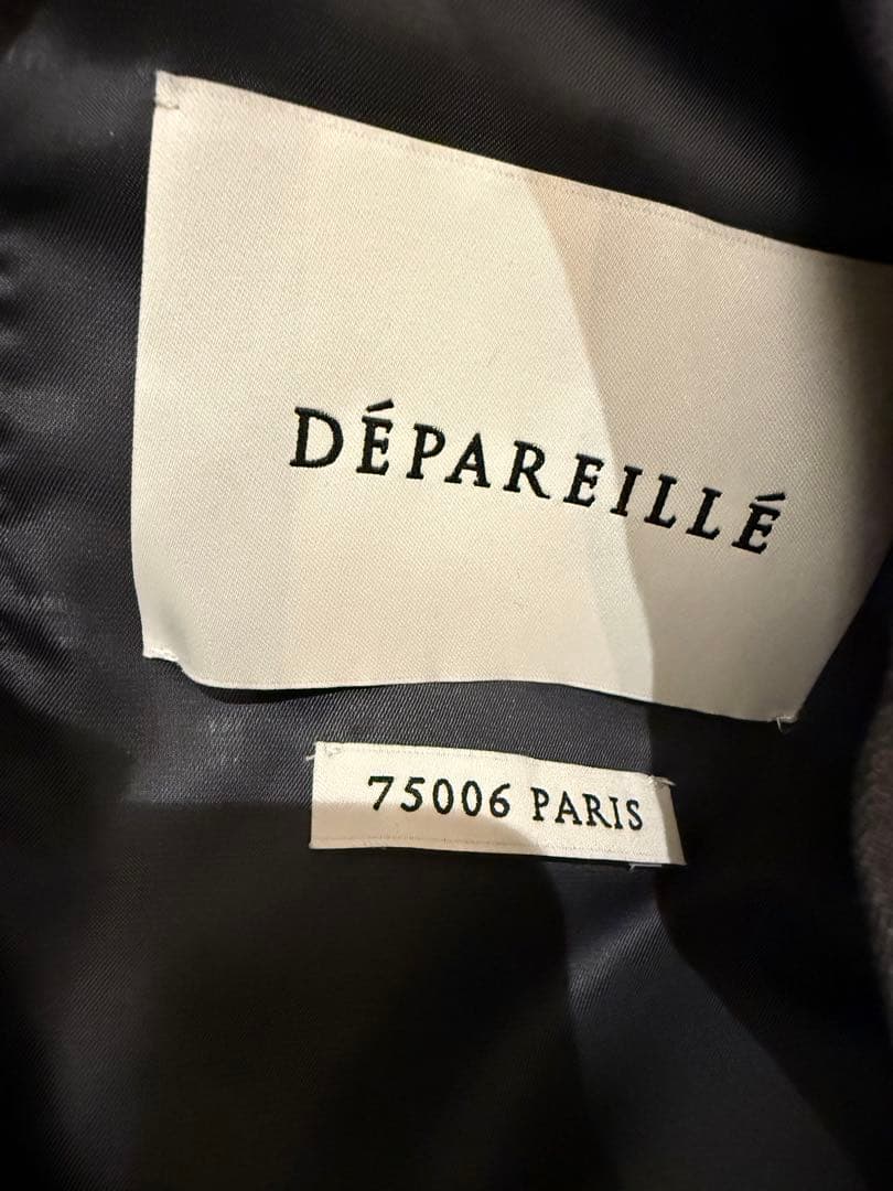 DEPAREILLE 82,500円24AWウールシルクVネックワンピース