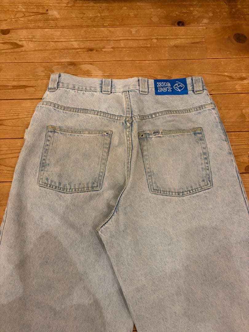 初期ロゴ　Polar big boy S stone wash