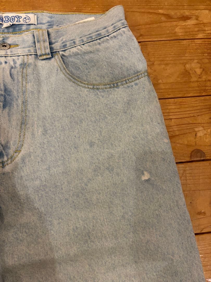 初期ロゴ　Polar big boy S stone wash