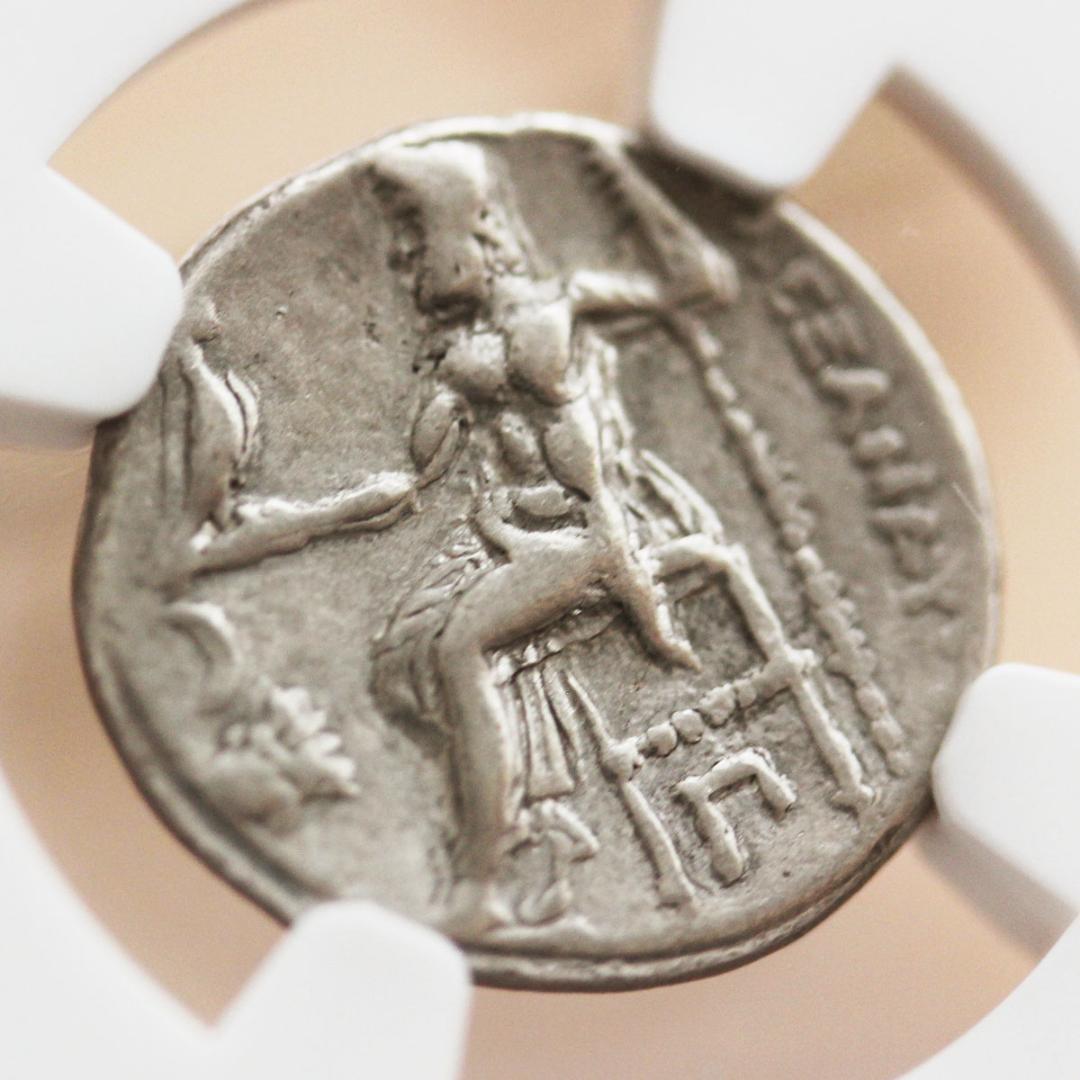 アレクサンドロス3世【VF】 トラキア王国 アレキサンダー大王　ドラクマ銀貨