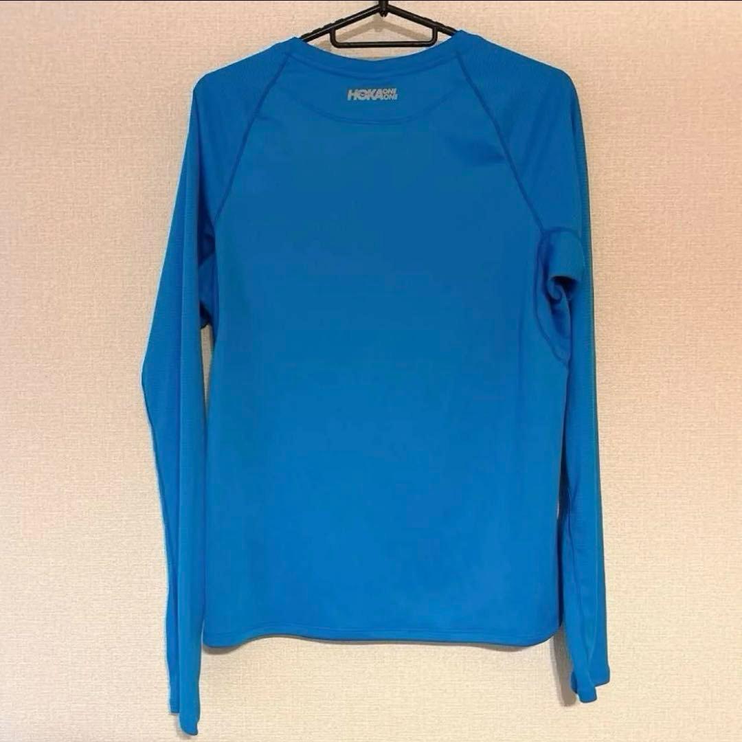 【HOKA(ホカ)】パフォーマンスロングスリーブT/長袖シャツ/ブルー/S