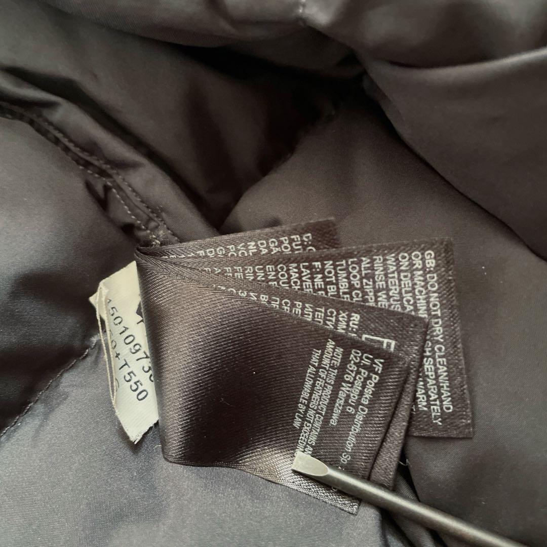 USA企画XLノースフェイス700フィルグレー濃い灰色ヌプシダウンベスト