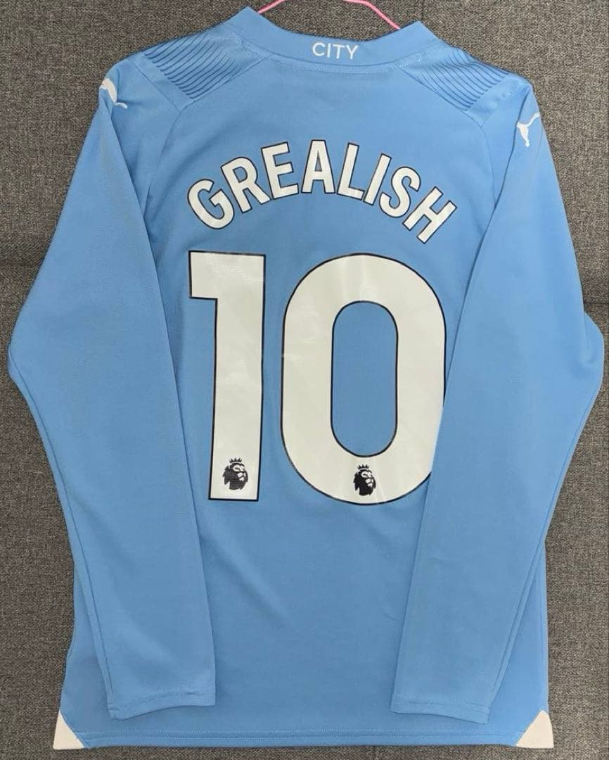 【正規品】マンチェスター・シティ 23/24 ホーム 長袖 グリーリッシュ