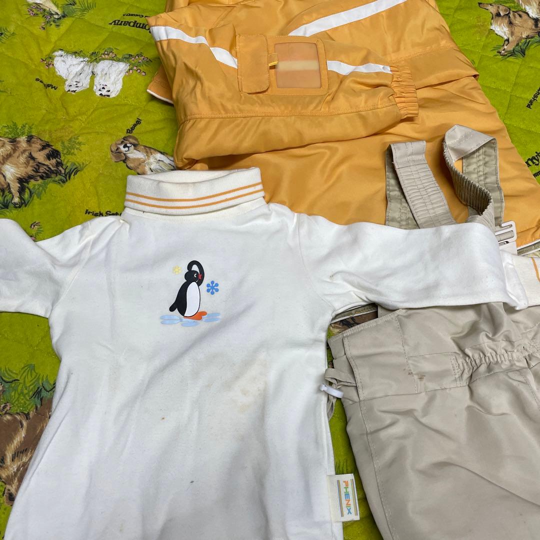 フェニックス  子供用スキーウェアセット85〜105手袋。インナー付き