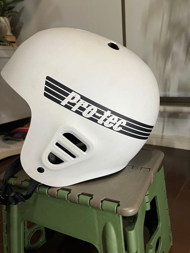 Pro-tec スケートボード ヘルメット フルカット　マットホワイト