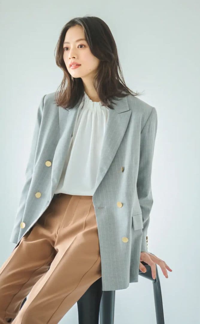 LOUNIE　BIGボウタイブラウス