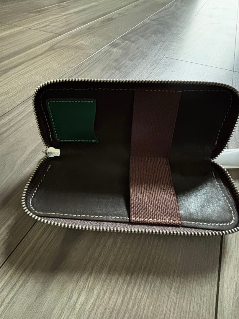 リアルウッドペンケース　チョコ