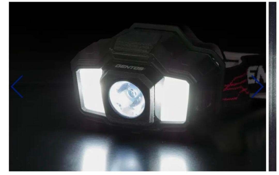 GENTOS GD-200R LEDヘッドライト USB充電式　4個セット