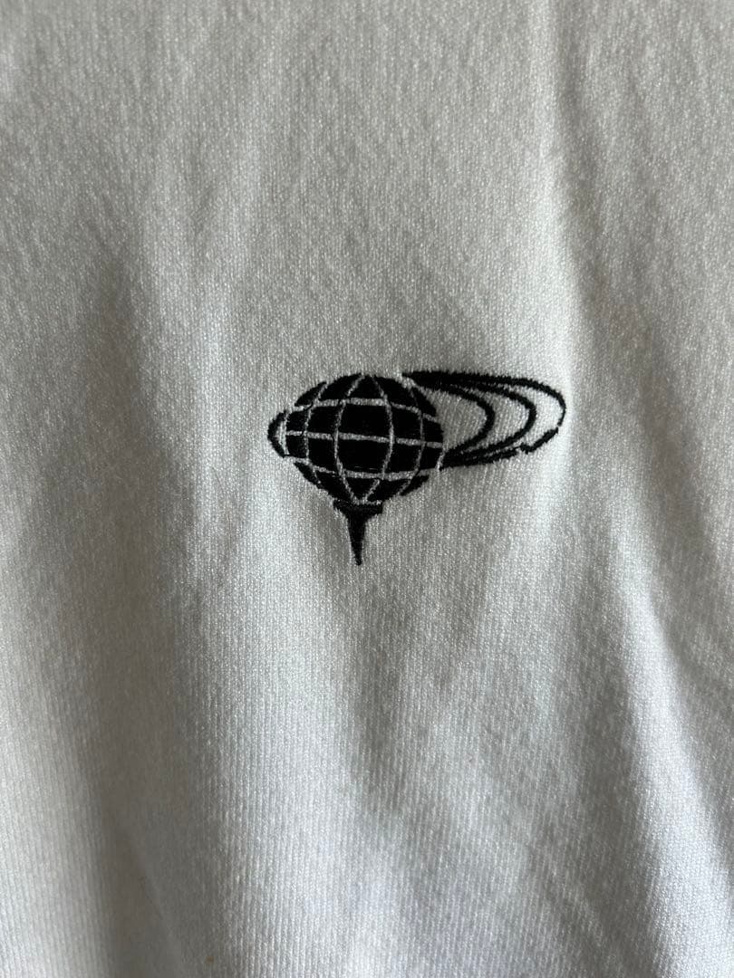 【美品】BEAMS GOLF 襟ロゴ モックネック 裏付きニット