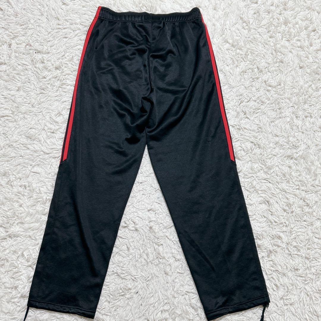 【2512】✨美品✨ adidas ジャージ上下セット　セットアップ　黒　赤