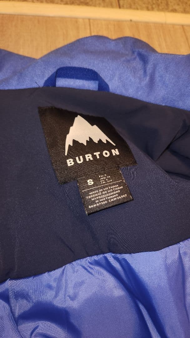 Burton スノーボードウェアセット S 青バートン　ジャケット　パンツ　女性