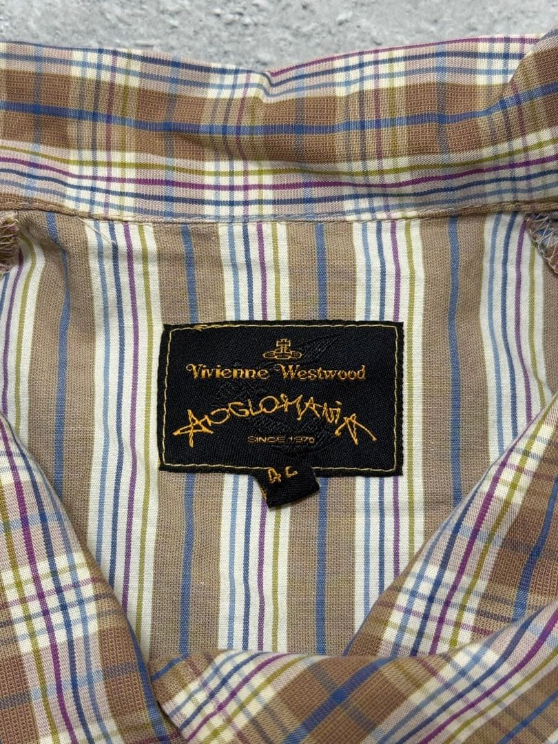 値下げ ヴィヴィアンAnglomania アングロマニア シャツ