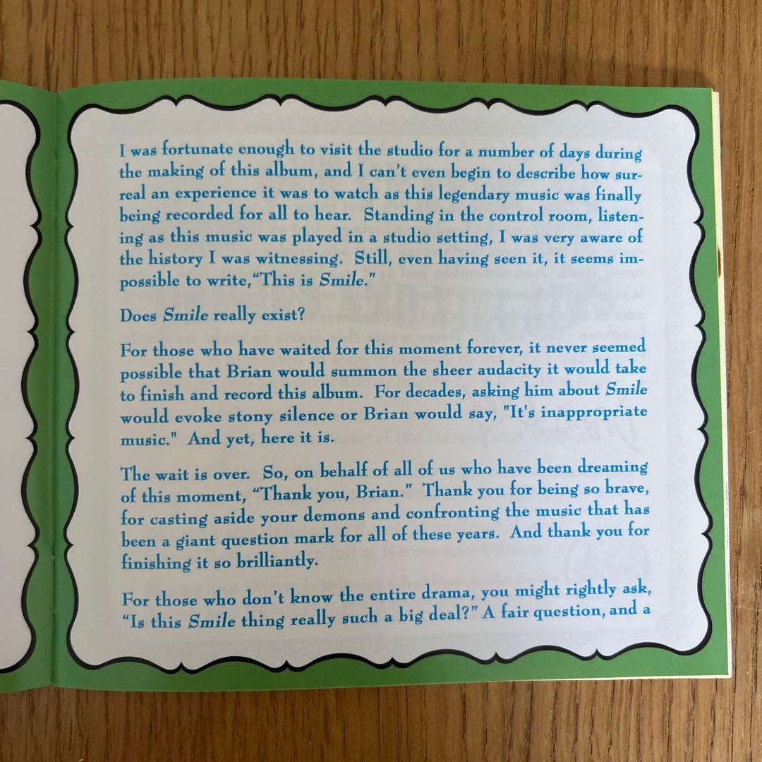 Brian Wilson Smile 限定盤