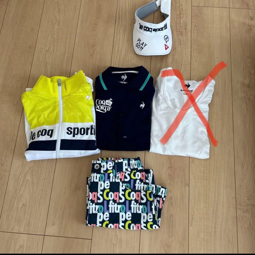 ほぼ新品☆ルコック ゴルフウエア セット