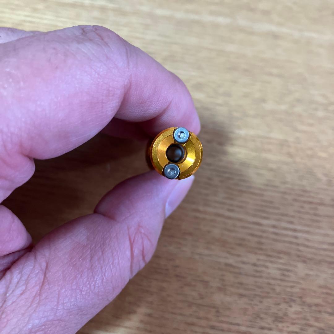 美品　ダイワ用　ゴメクサス　ユニオンハンドル　パワーノブ　ドレス　スタンド