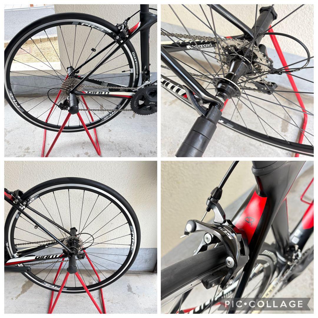 GIANT TCR ADV2 2016 XS 極美品 トータル走行10kmほど