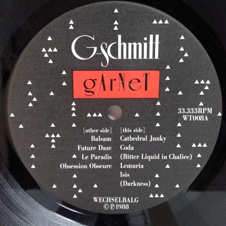 【レア盤】G-Schmitt　Garnet　レコード　LP　ゲー・シュミット