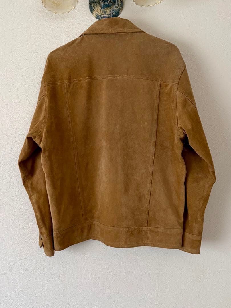 スエード トラッカージャケット ブルゾン L