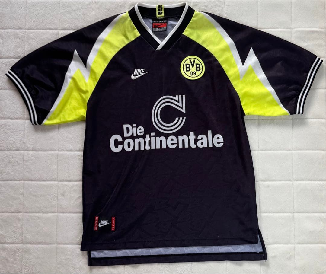 希少　美品 Nike ナイキ　ドルトムント 95/96 アウェイシャツ L