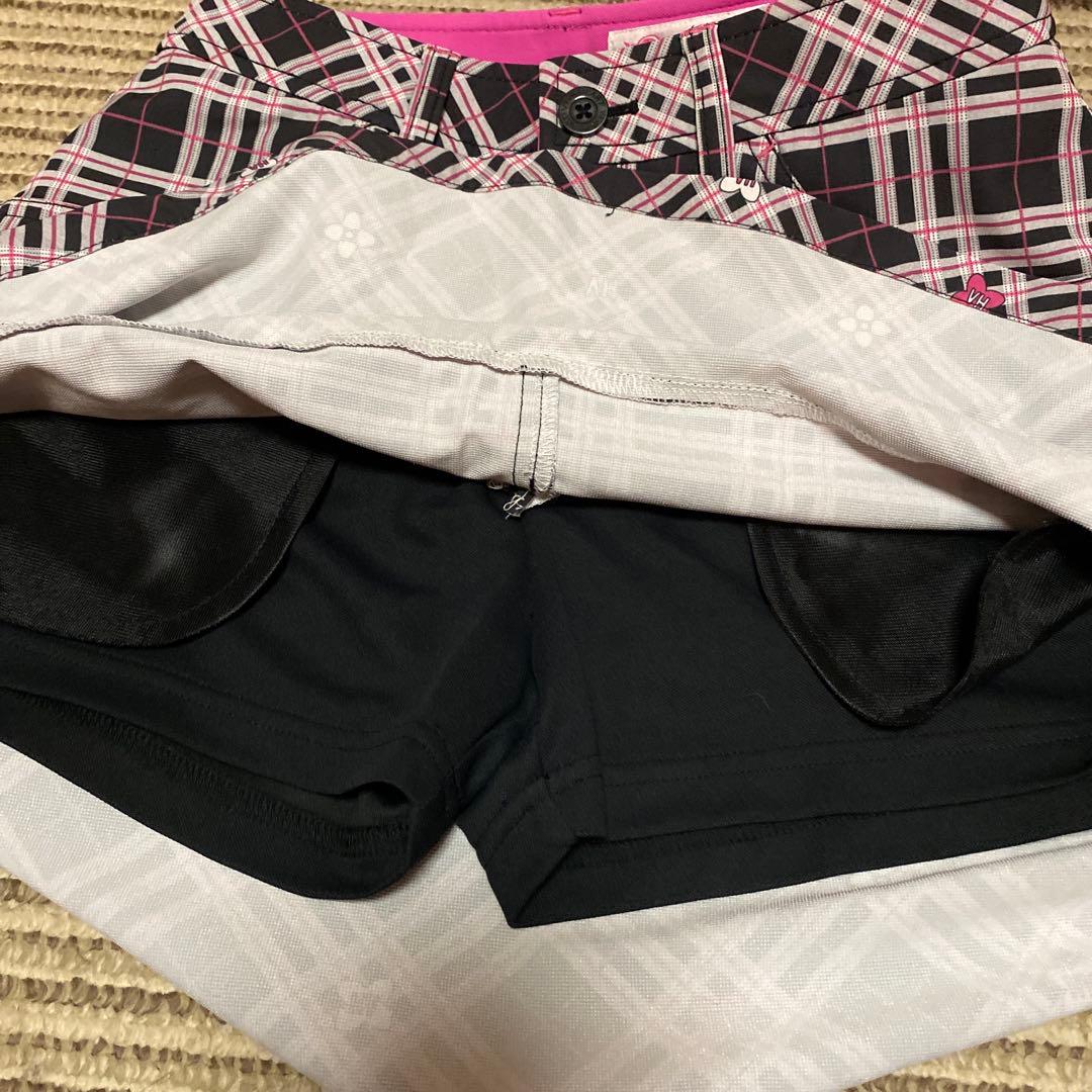 新品タグ付き　ビバハート　スカート　ゴルフウェア S レディース　チェック柄