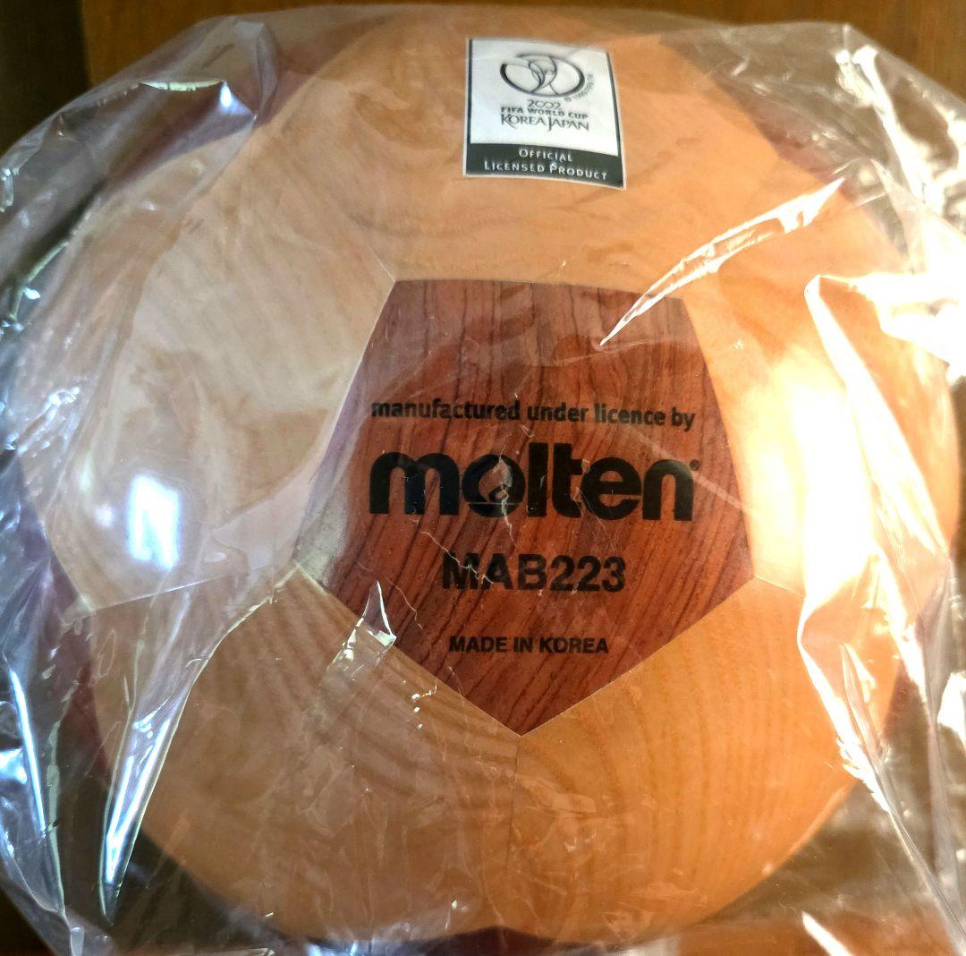 2002 FIFA World Cup 公式木製サッカーボール　激レア　新品