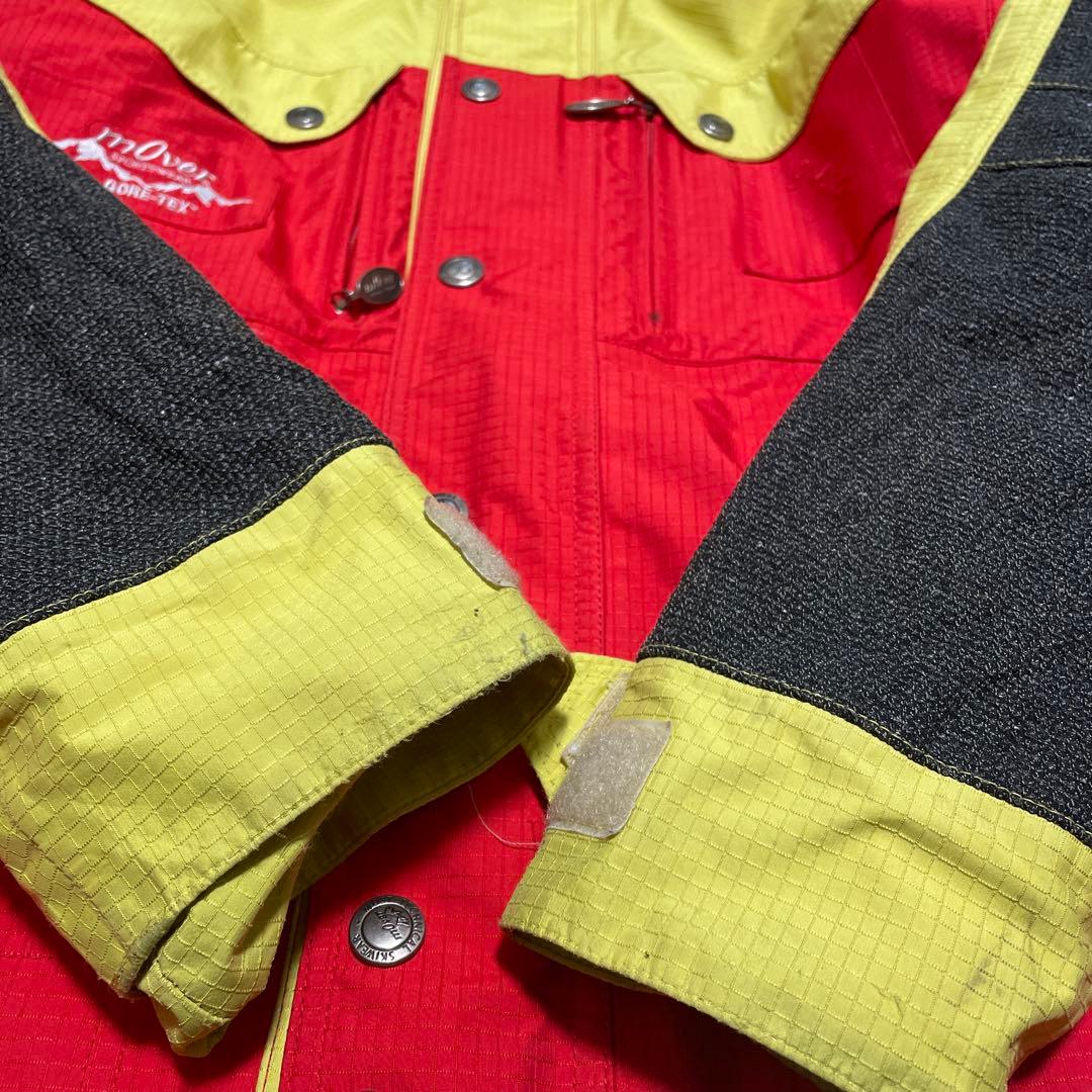 90s mOver sportwear スキーウェア GORE-TEX イエロー