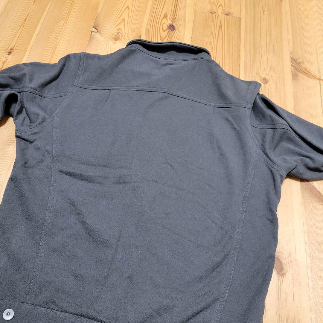 【拓馬平岡】Champion スウェットジーンジャケットM チャコール