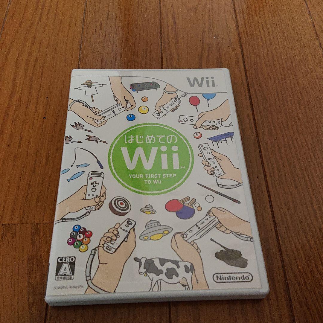 wii本体、ゲームソフト4つ