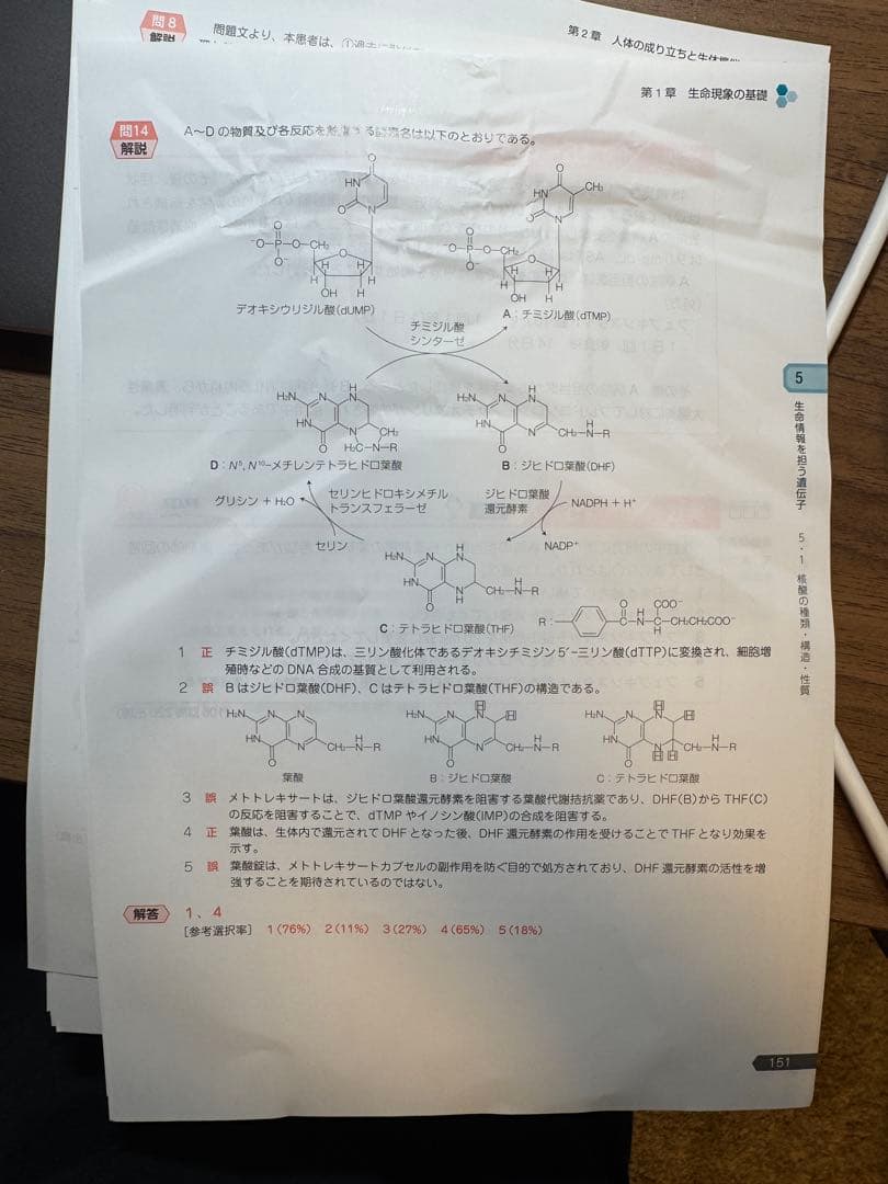 【裁断済み】第111回薬剤師国家試験 青問9冊のみ