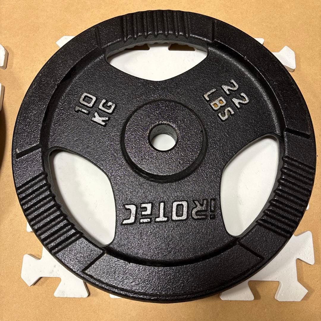 iROTEC ダンベルプレート 10kg 2枚セット